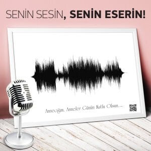 Kişiselleştirilmiş Ses Dalgası Sanatı - Size özel Tasarım ve Uygulama