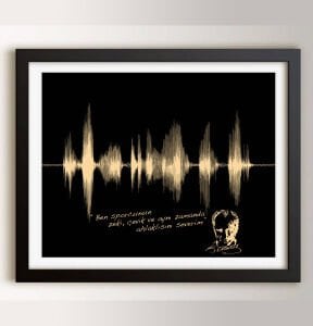 Kişiselleştirilmiş Ses Dalgası Sanatı - Size özel Tasarım ve Uygulama