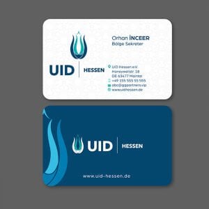 Kabartma Laklı Kartvizit 1000 Adet