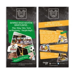 Broşür 115 gr. Kuşe Çift Yön Renkli Baskı