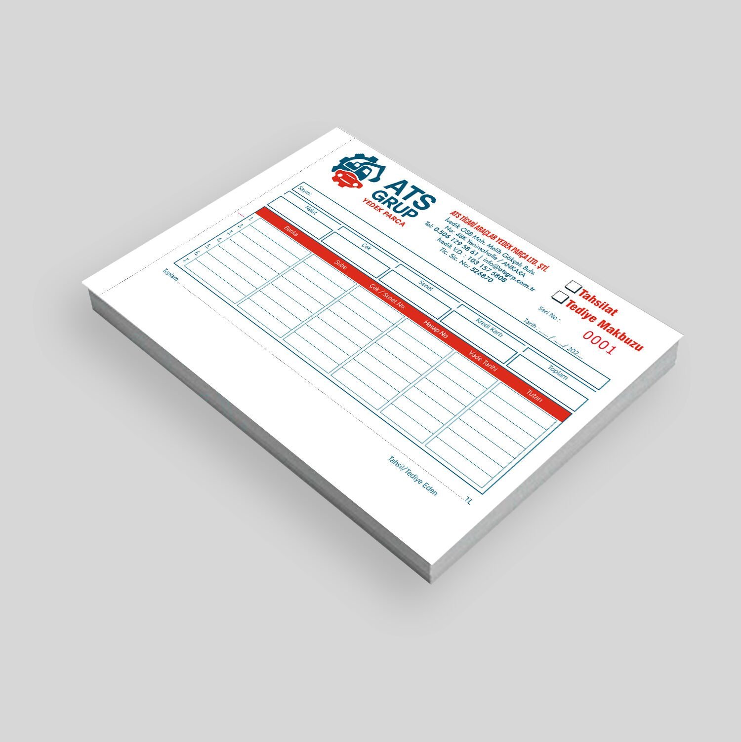 14x20 Cm Matbuu Evrak