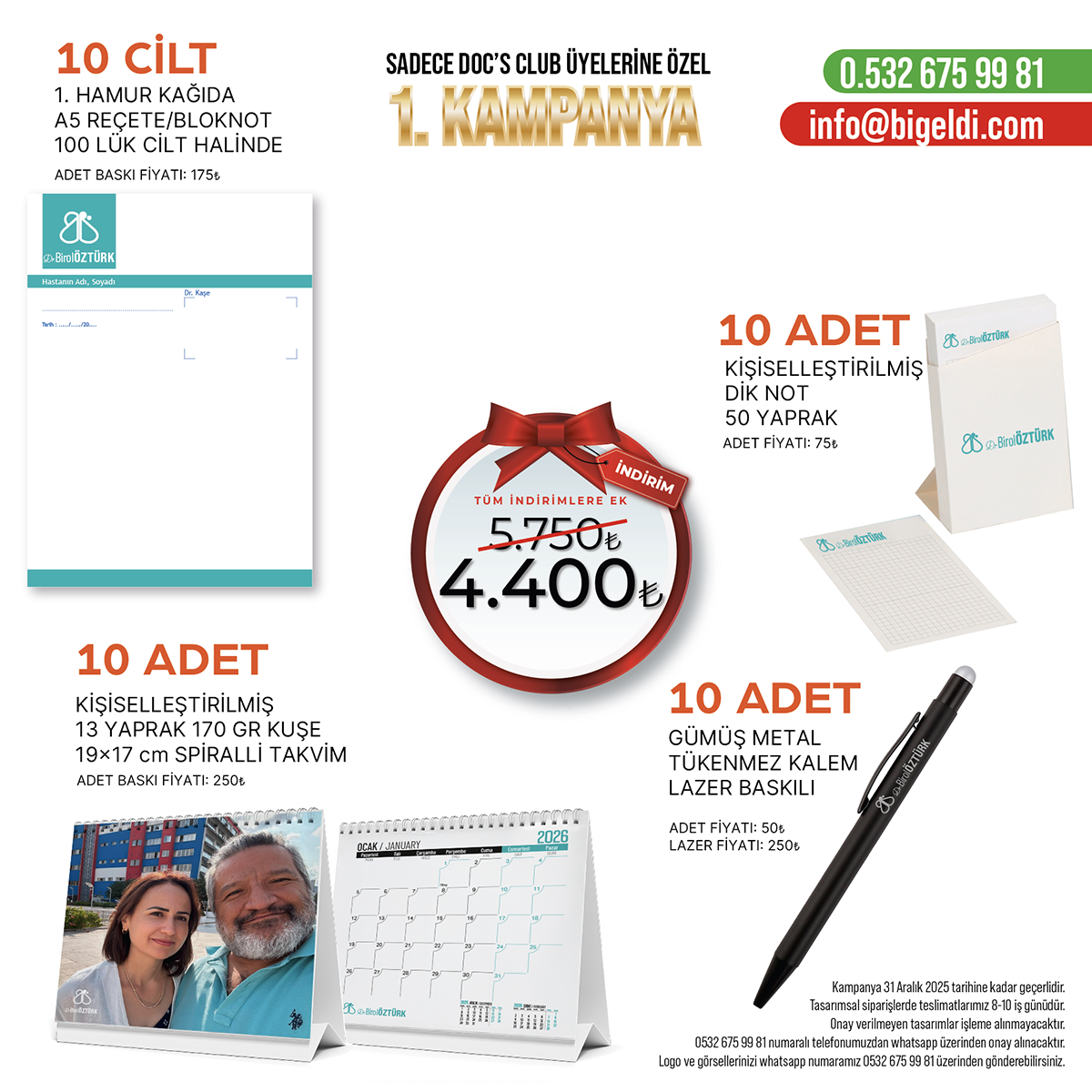 DOC'S CLUB ÜYELERİNE ÖZEL 1. KAMPANYA