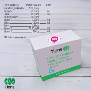 Tiens Xtr Nutrient Kalsiyum İçeren Takviye Edici Gıda