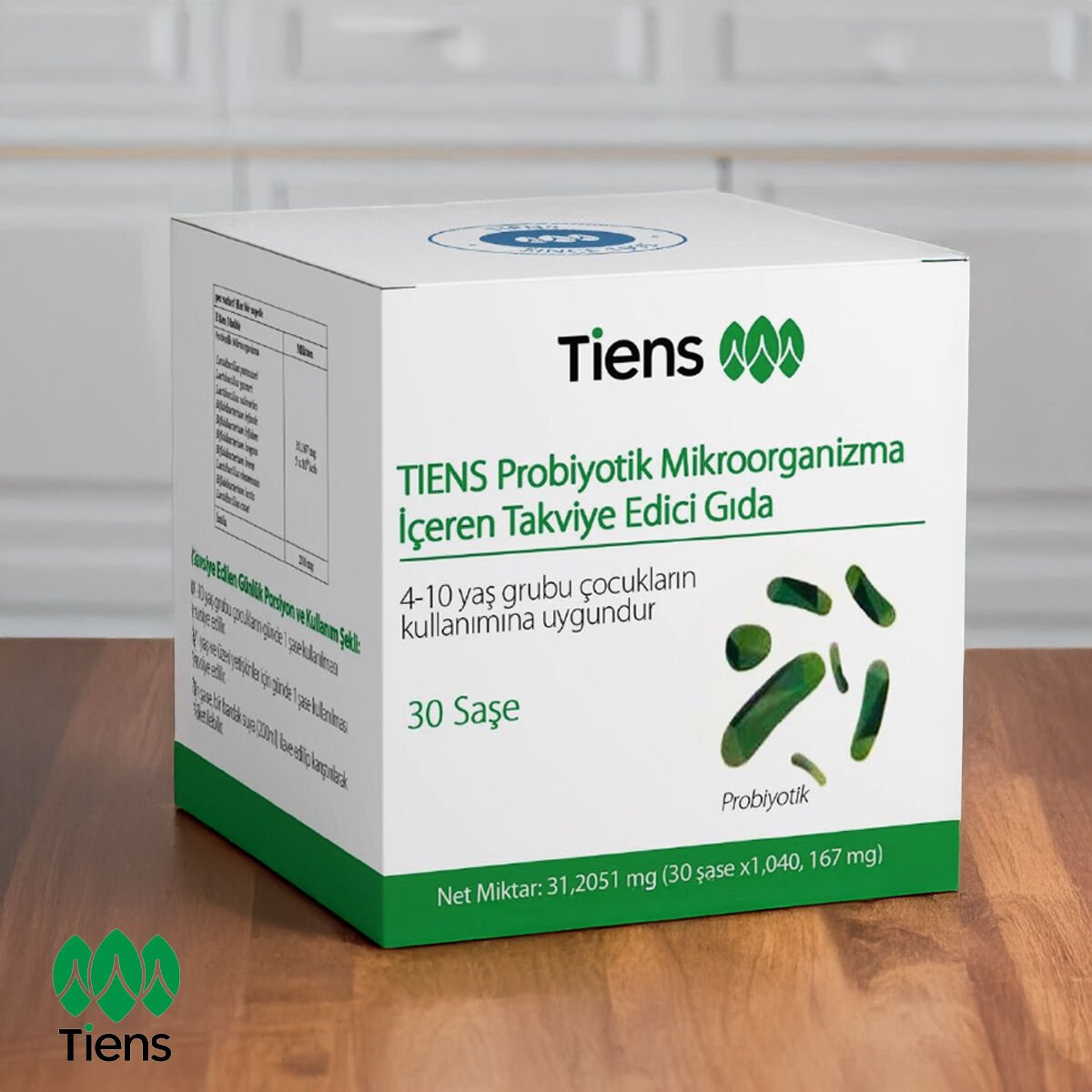 Tiens PROBİYOTİK MİKROORGANİZMA İÇEREN TAKVİYE EDİCİ GIDA