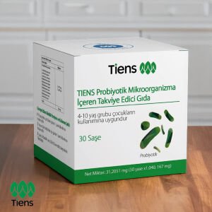 Tiens PROBİYOTİK MİKROORGANİZMA İÇEREN TAKVİYE EDİCİ GIDA
